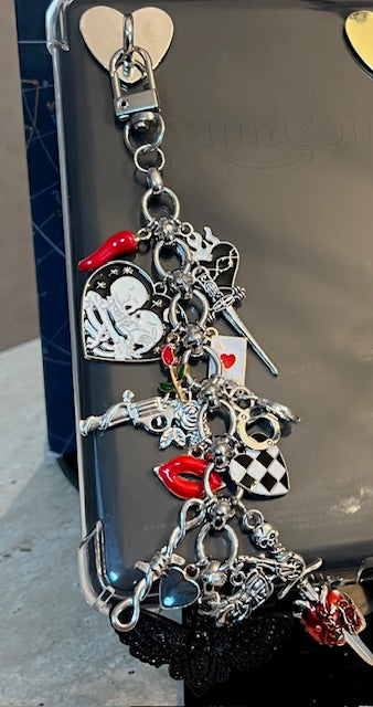 Kindle/Bag charm| keychain, Dark Romance, purse jewelry, ereader charm
