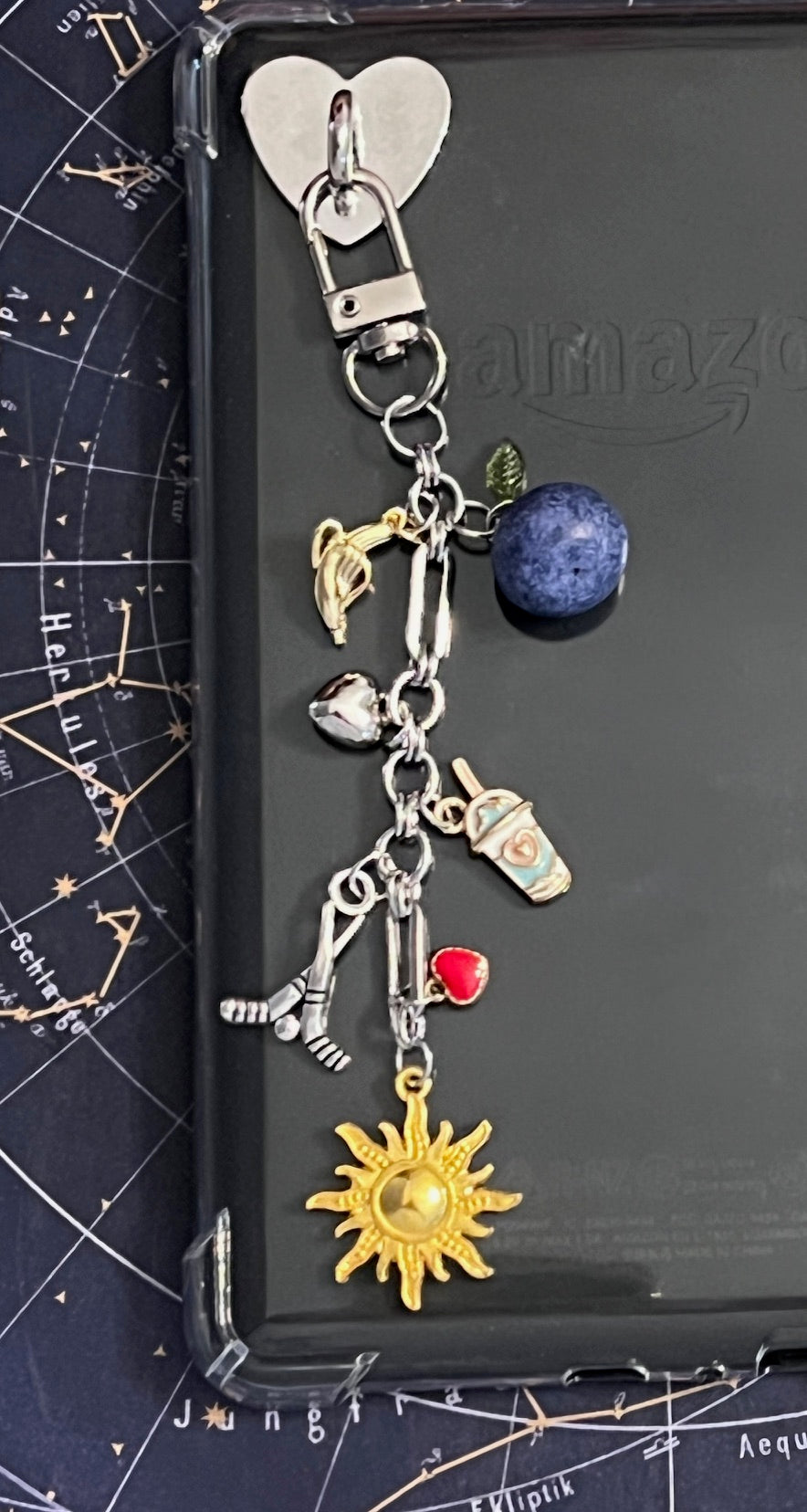Kindle/Bag Charm | Keychain, Purse accessories, Hockey romance