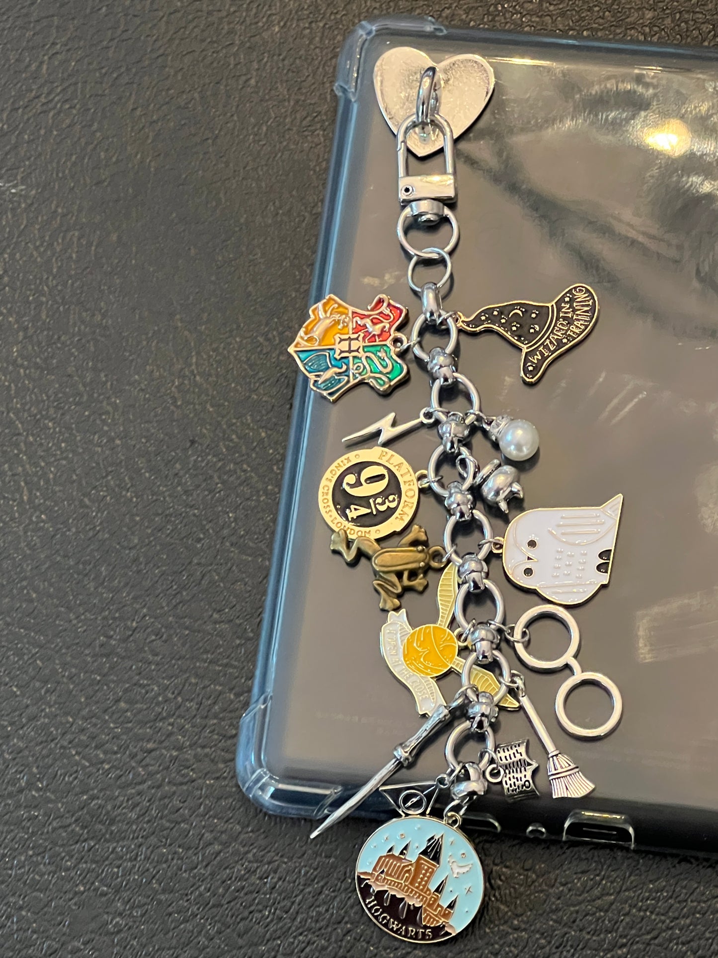 Unofficial Harry Potter Kindle Charm| Bag keychain| Gift for reader| Wizarding World |Hogwarts Charm| Phone Accessory| Tote bag charm