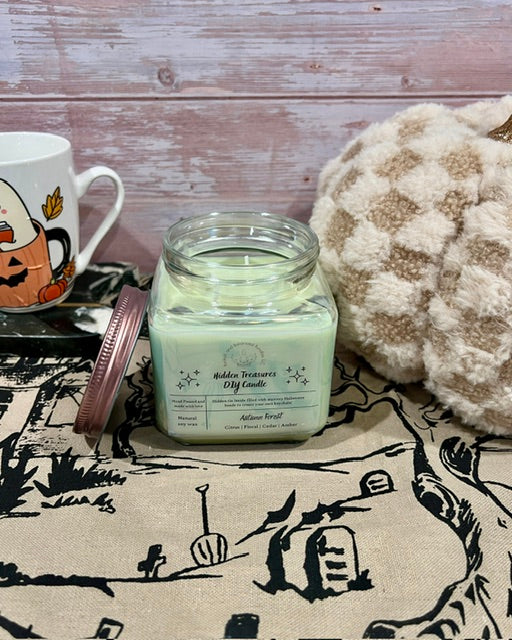 Scented Soy Candle with Mystery Beads | DIY Keychain Blank | Gift for her
