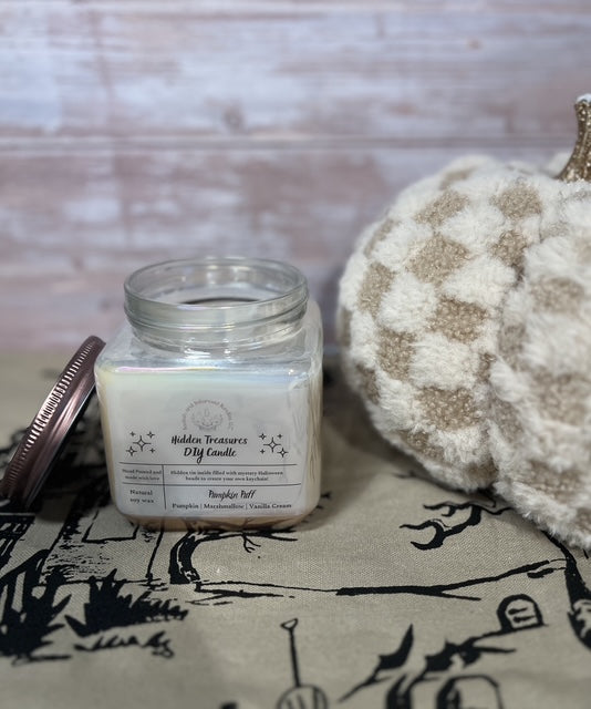 Scented Soy Candle with Mystery Beads | DIY Keychain Blank | Gift for her