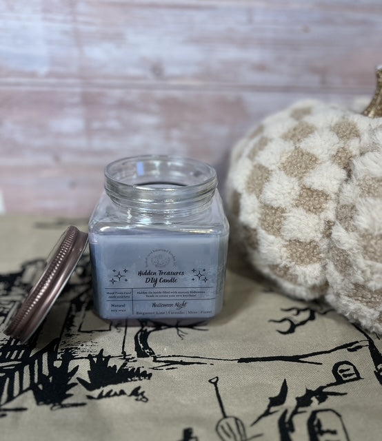 Scented Soy Candle with Mystery Beads | DIY Keychain Blank | Gift for her