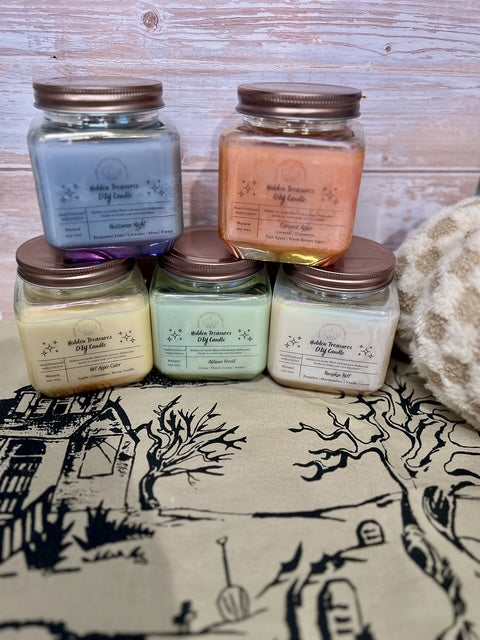 Scented Soy Candle with Mystery Beads | DIY Keychain Blank | Gift for her