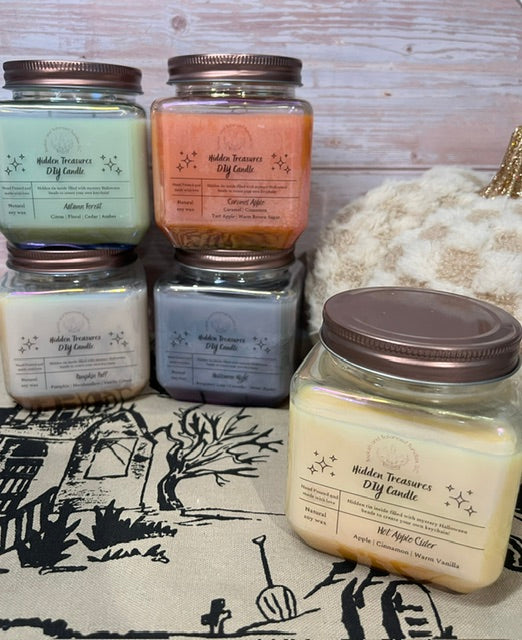 Scented Soy Candle with Mystery Beads | DIY Keychain Blank | Gift for her