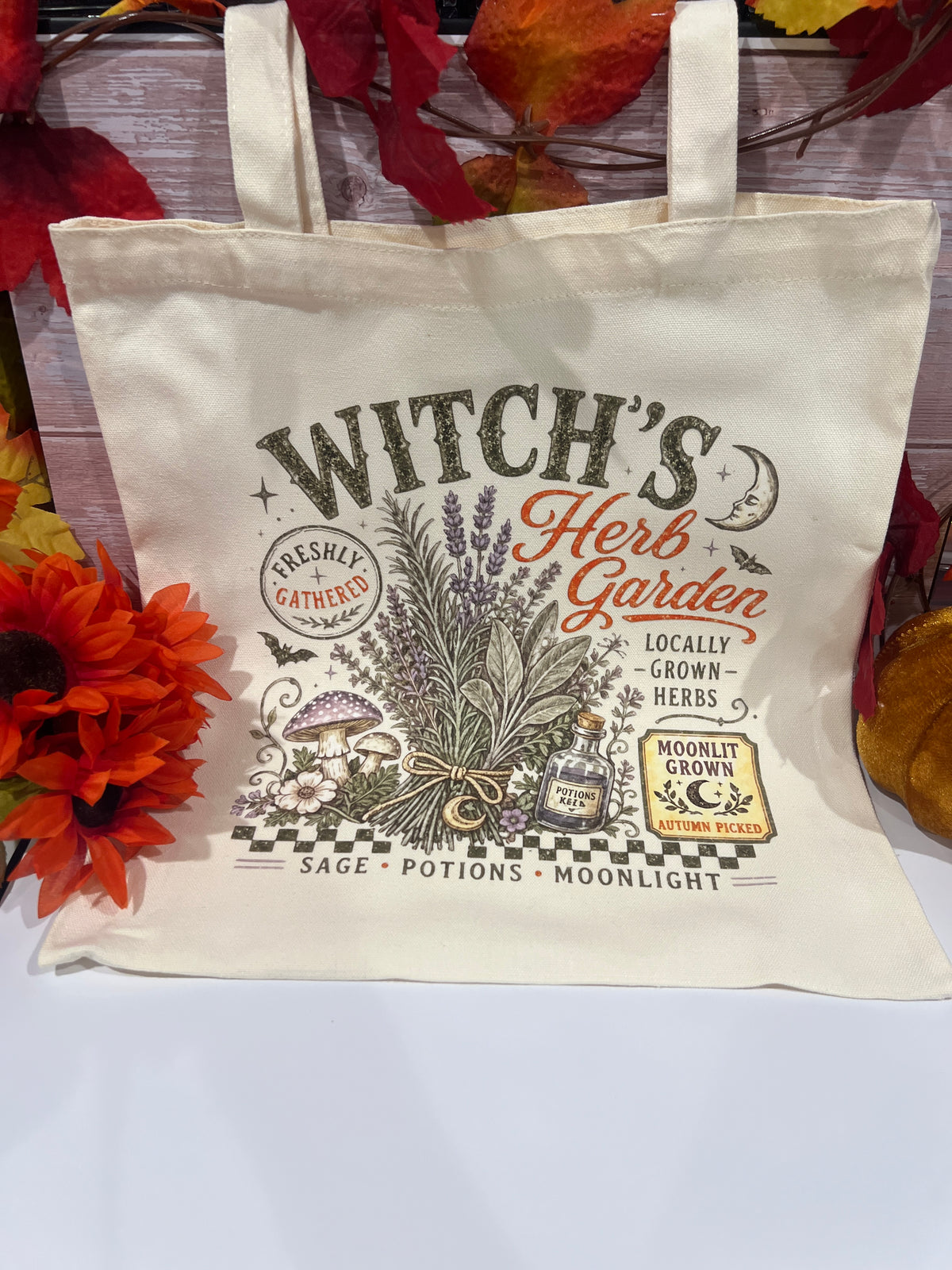 Witchy Book Lover Tote bag |Gift for Reader| Bookish Halloween Bags| Spooky Reader tote, witchy vibes
